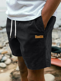 Frederick Soft Textured Drawstring Shorts