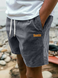 Frederick Soft Textured Drawstring Shorts