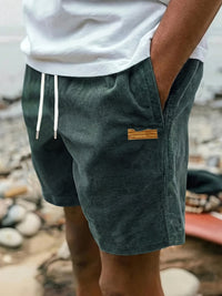 Frederick Soft Textured Drawstring Shorts
