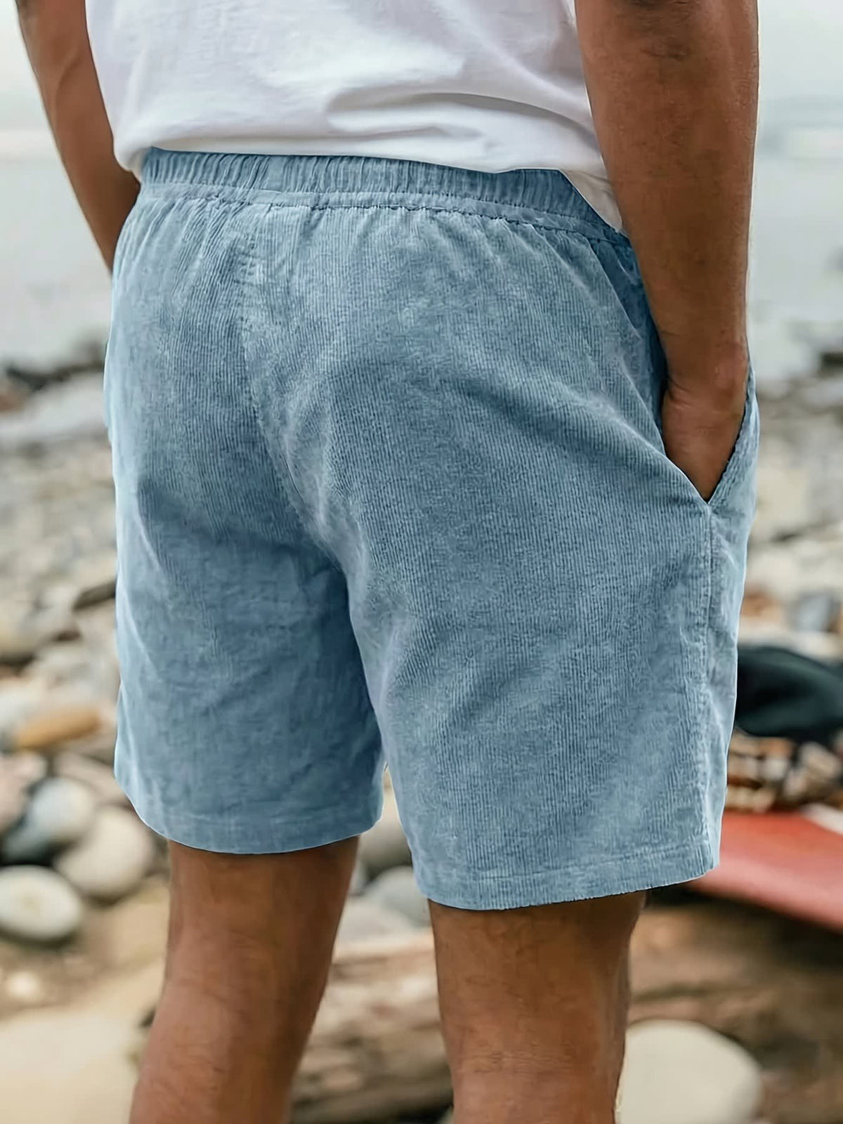 Frederick Soft Textured Drawstring Shorts