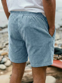 Frederick Soft Textured Drawstring Shorts