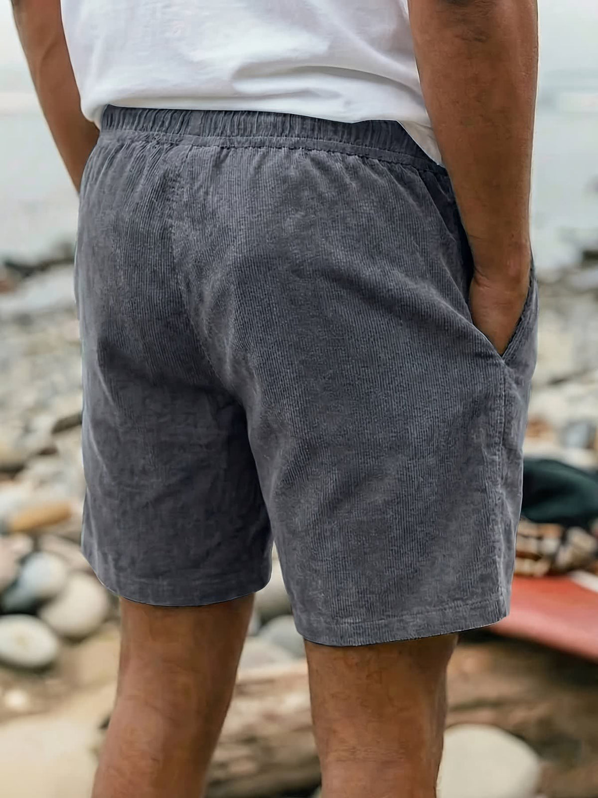 Frederick Soft Textured Drawstring Shorts