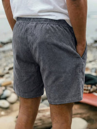 Frederick Soft Textured Drawstring Shorts