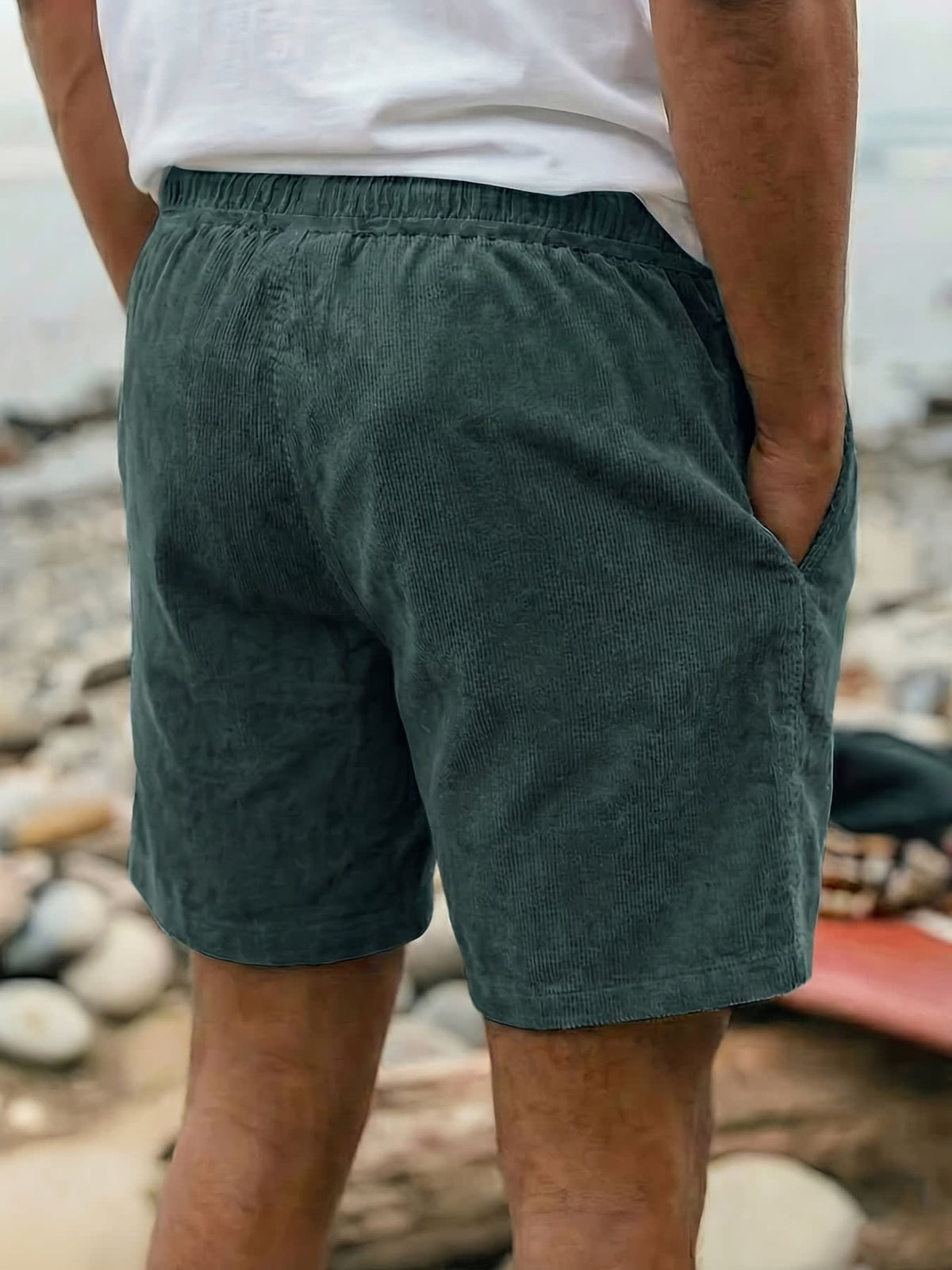 Frederick Soft Textured Drawstring Shorts