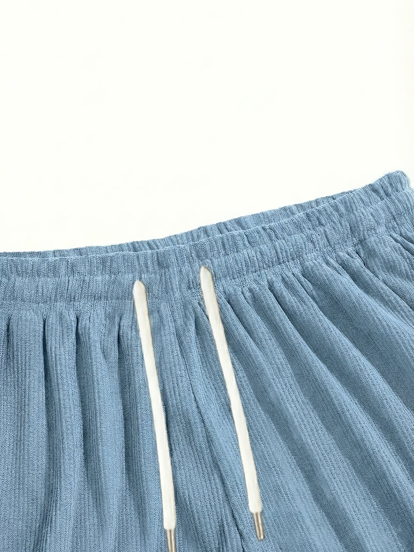 Frederick Soft Textured Drawstring Shorts_9