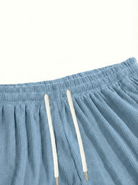 Frederick Soft Textured Drawstring Shorts