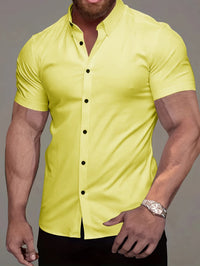 Joseph Slim Fit Short Sleeve Button Up Shirt