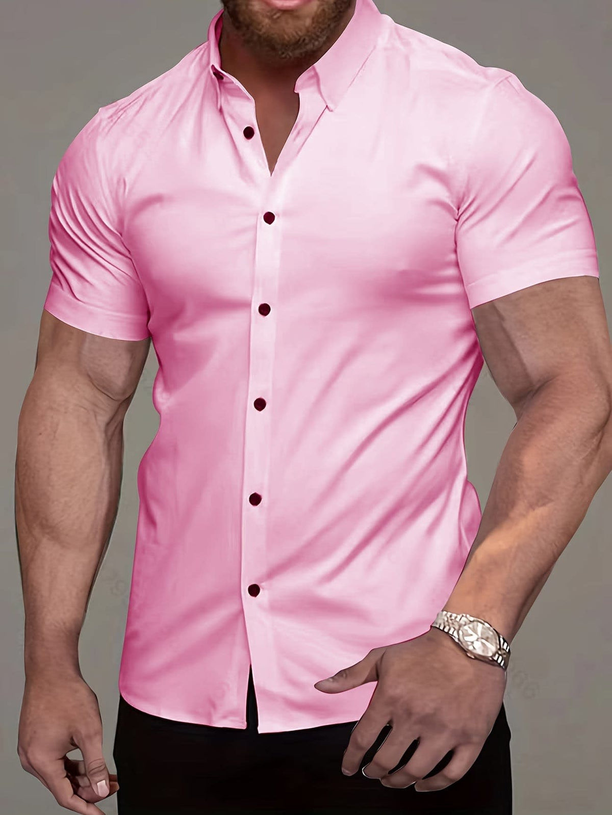 Joseph Slim Fit Short Sleeve Button Up Shirt