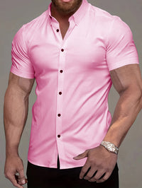 Joseph Slim Fit Short Sleeve Button Up Shirt