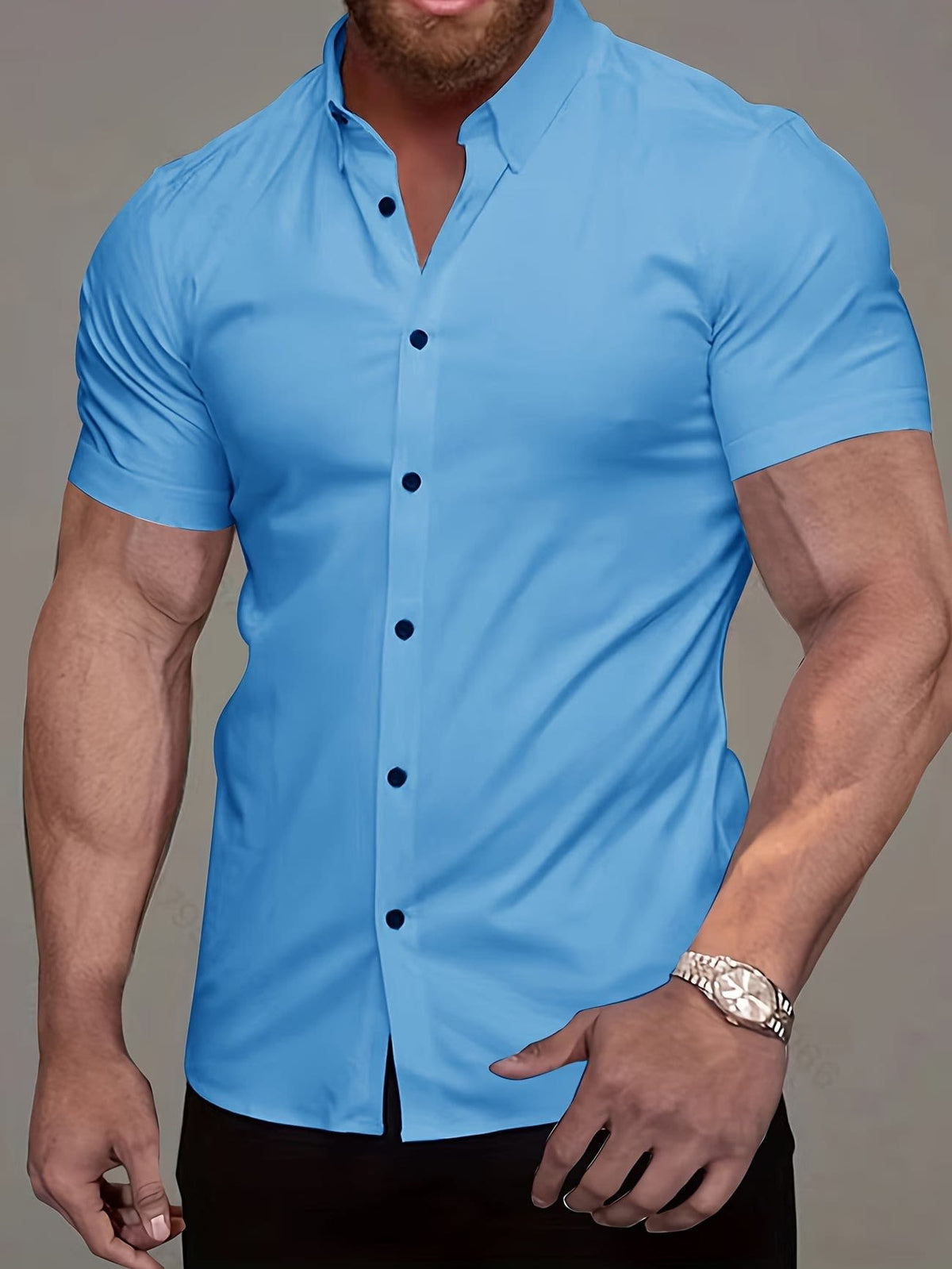 Joseph Slim Fit Short Sleeve Button Up Shirt