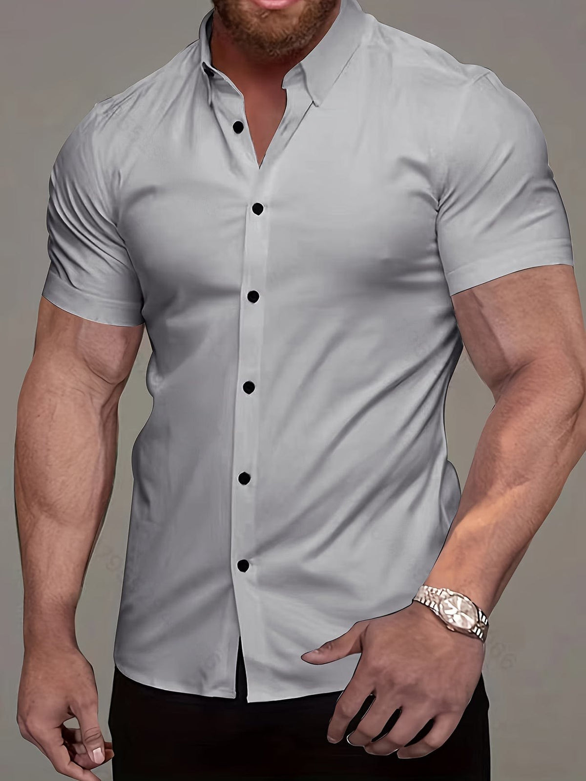 Joseph Slim Fit Short Sleeve Button Up Shirt