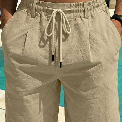 Macaulay Elastic Waist Drawstring Shorts_11