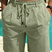 Macaulay Elastic Waist Drawstring Shorts