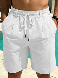 Macaulay Elastic Waist Drawstring Shorts