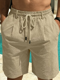 Macaulay Elastic Waist Drawstring Shorts