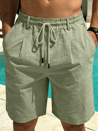 Macaulay Elastic Waist Drawstring Shorts