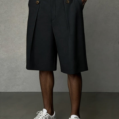 Newman Tailored Pleated Shorts_15