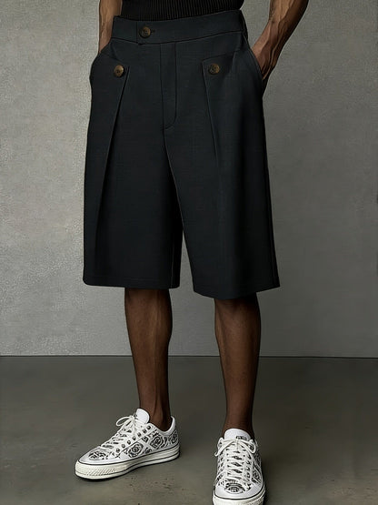 Newman Tailored Pleated Shorts_4