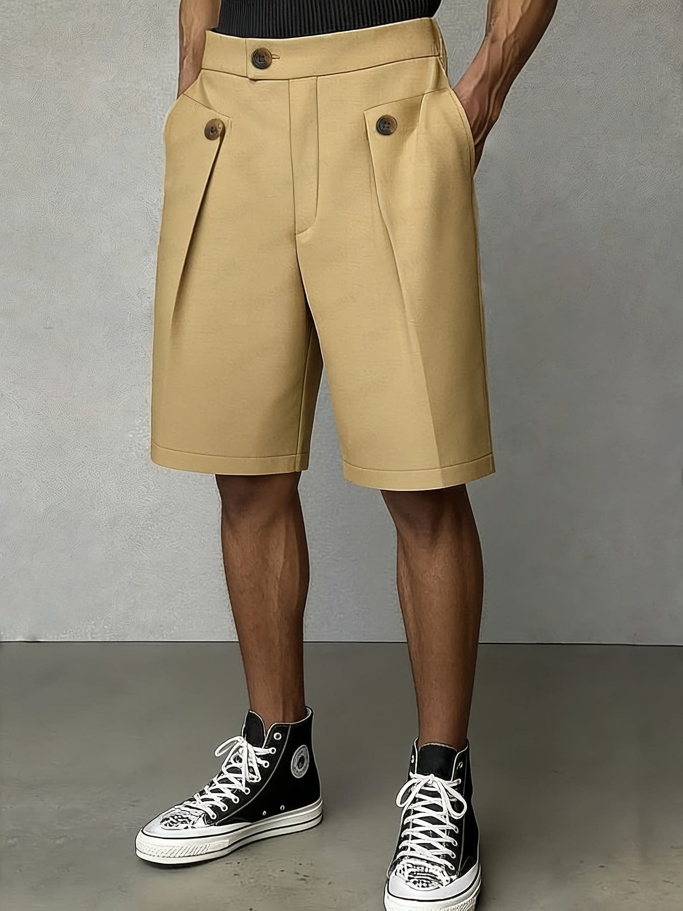 Newman Tailored Pleated Shorts_5