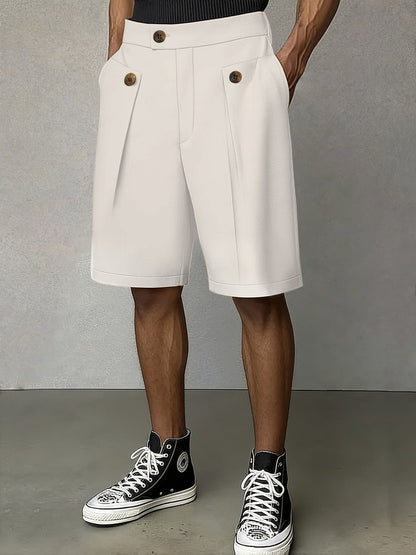 Newman Tailored Pleated Shorts_6