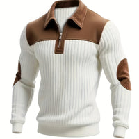 Halstead Contrast Panel Quarter Zip Pullover