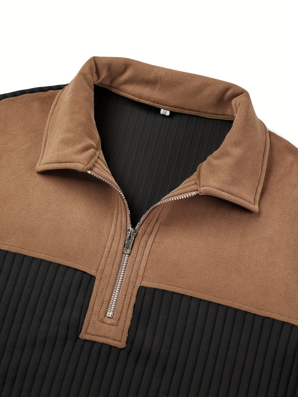 Halstead Contrast Panel Quarter Zip Pullover