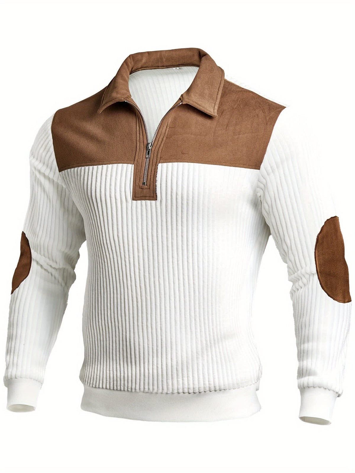 Halstead Contrast Panel Quarter Zip Pullover