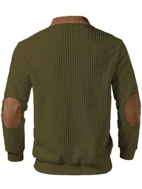 Halstead Contrast Panel Quarter Zip Pullover