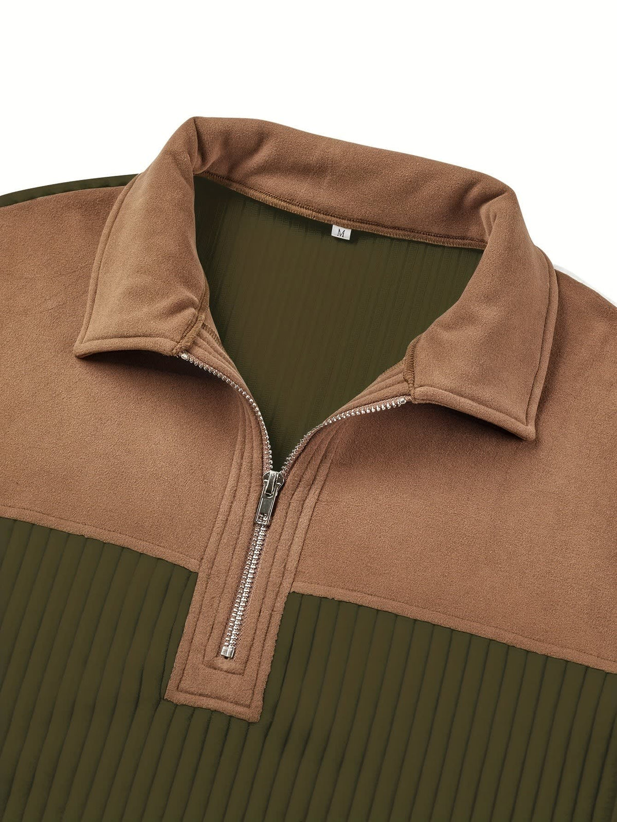 Halstead Contrast Panel Quarter Zip Pullover