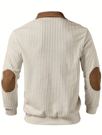 Halstead Contrast Panel Quarter Zip Pullover