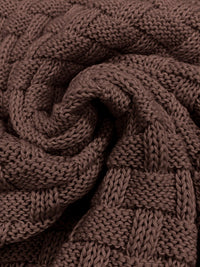 Ingram Basket Weave Shawl Collar Jumper