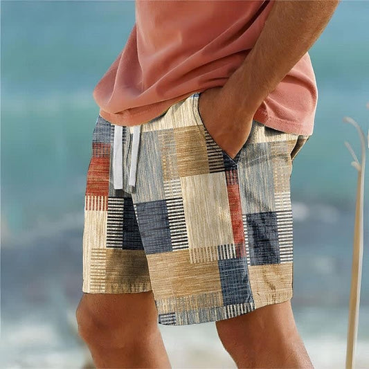 Berkeley Patchwork Print Board Shorts_1