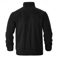 Evander Corduroy Button Front Overshirt
