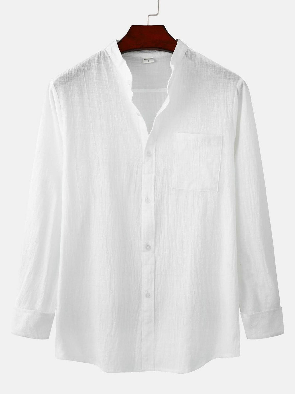 Dover Linen Blend Long Sleeve Two Piece Set