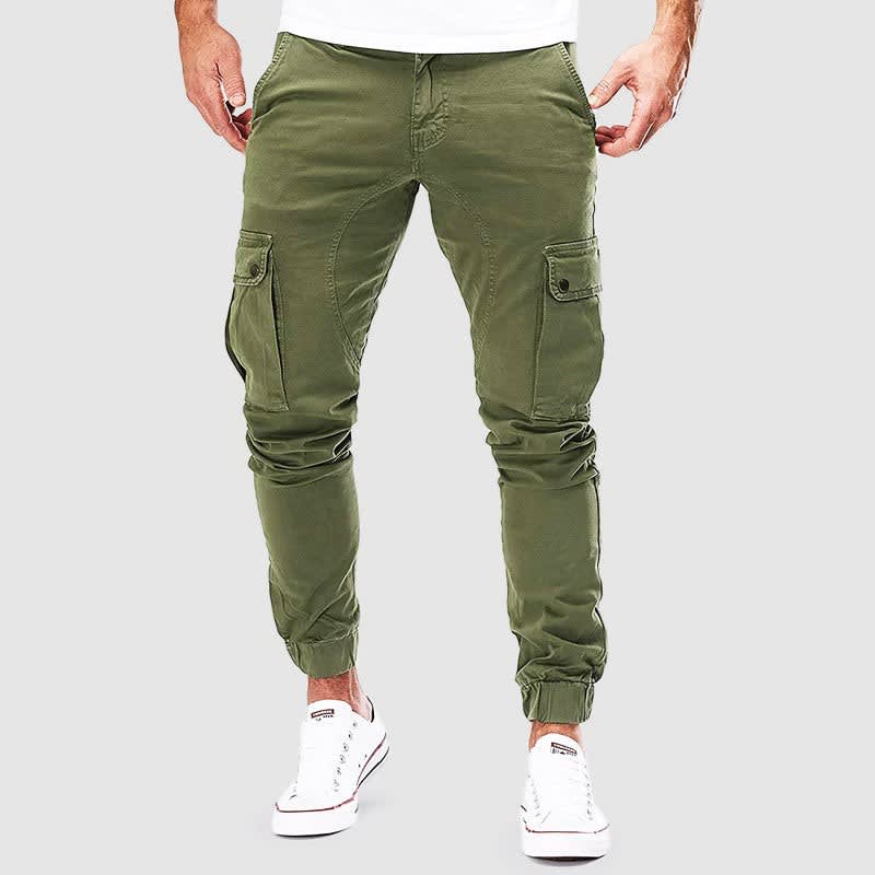 Saxon Cotton Blend Cargo Joggers_2