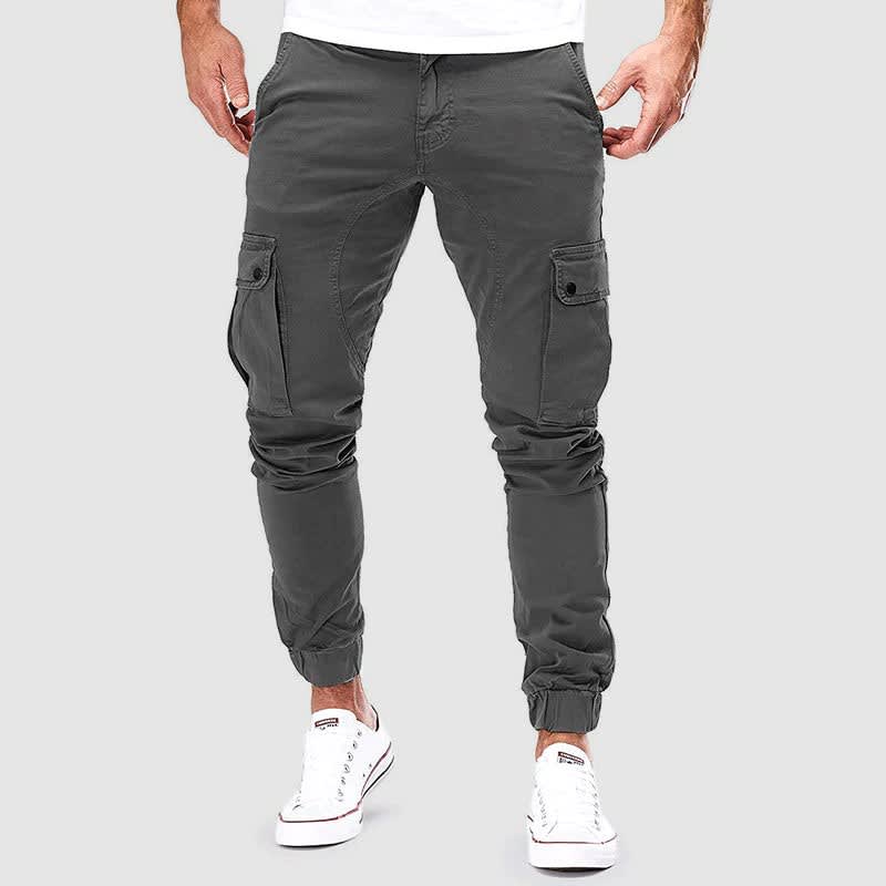 Saxon Cotton Blend Cargo Joggers