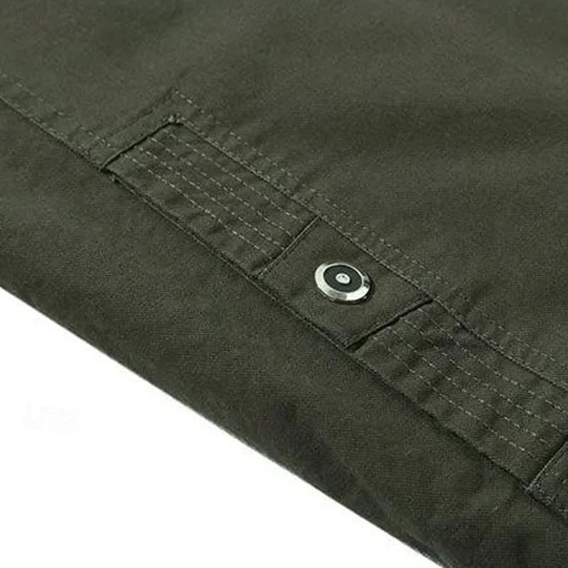 Elvin Multi Pocket Cotton Bomber Jacket