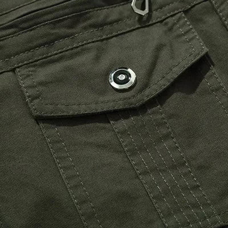 Elvin Multi Pocket Cotton Bomber Jacket