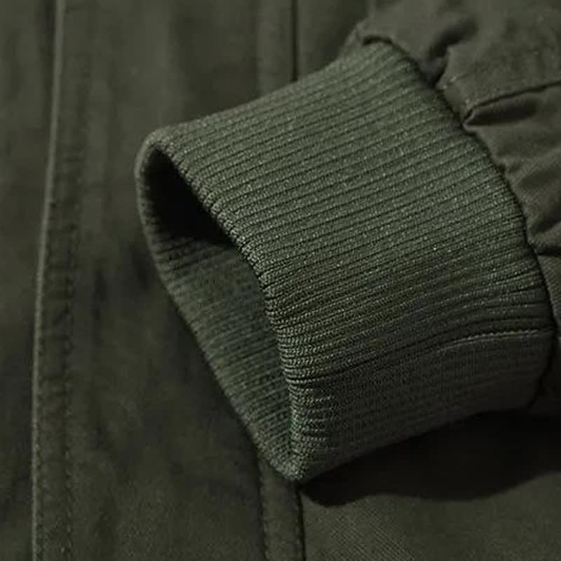 Elvin Multi Pocket Cotton Bomber Jacket