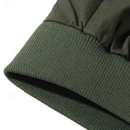 Elvin Multi Pocket Cotton Bomber Jacket_13