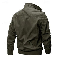 Elvin Multi Pocket Cotton Bomber Jacket