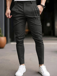 Hogan Pleated Front Tapered Trousers