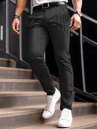 Hogan Pleated Front Tapered Trousers