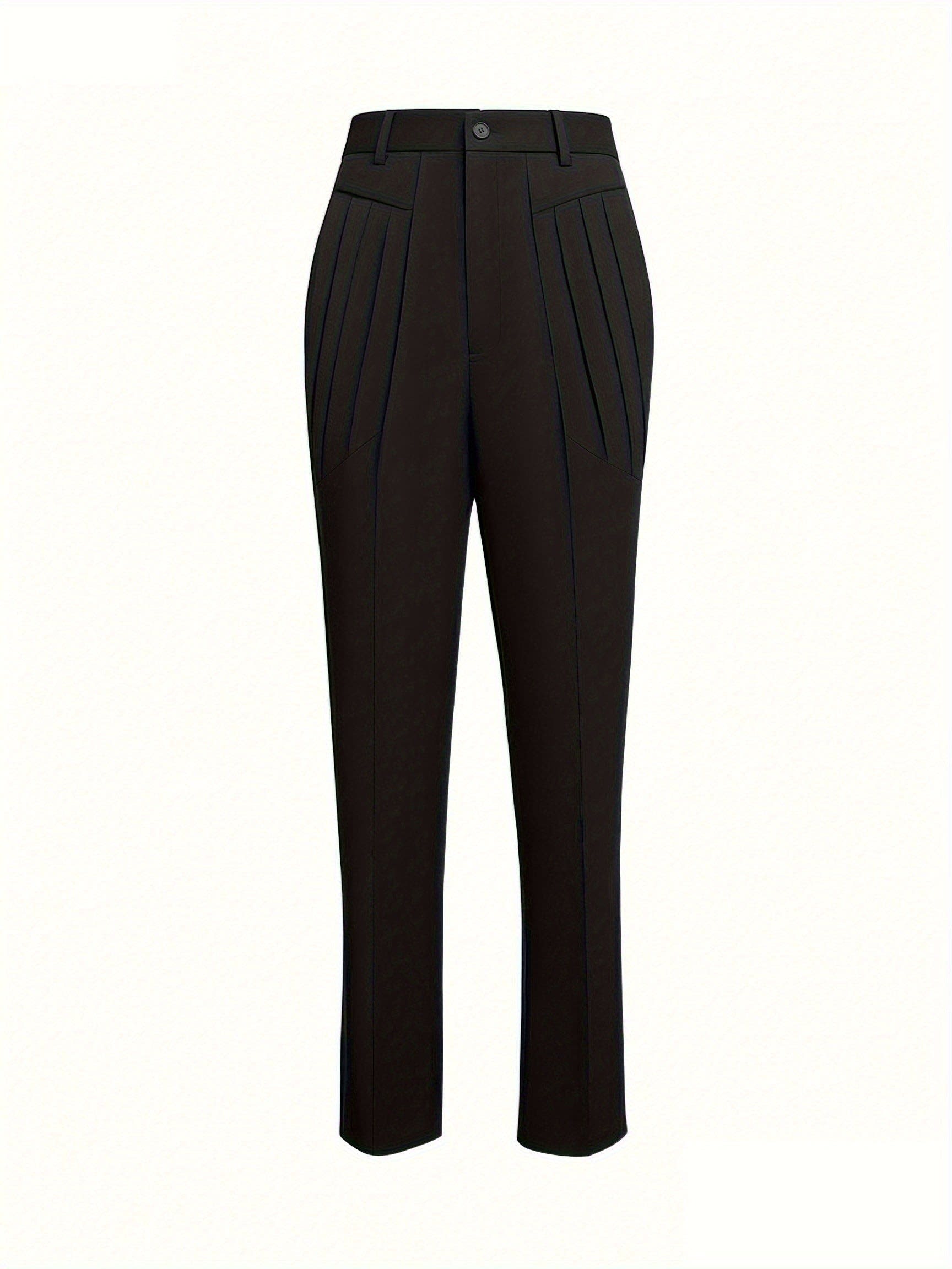Hogan Pleated Front Tapered Trousers_17
