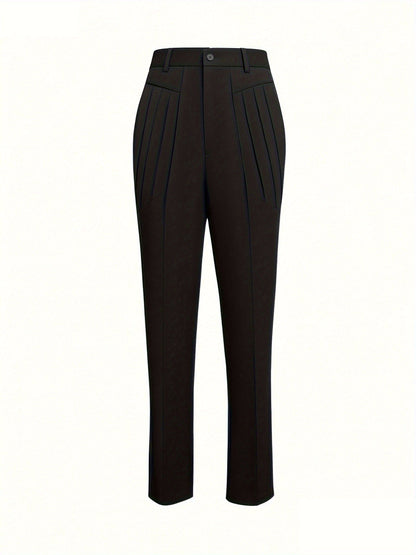 Hogan Pleated Front Tapered Trousers_17