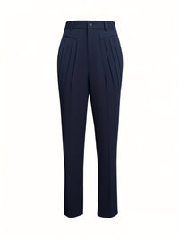 Hogan Pleated Front Tapered Trousers