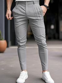 Hogan Pleated Front Tapered Trousers