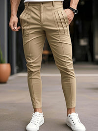 Hogan Pleated Front Tapered Trousers