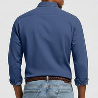 Bartley Long Sleeve Button Down Popover Shirt