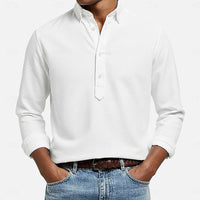 Bartley Long Sleeve Button Down Popover Shirt